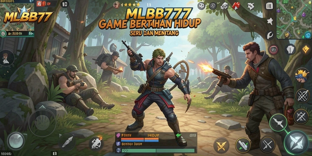 Tampilan antarmuka <strong>MLBB777</strong> yang memikat saat bermain Bertahan Hidup.